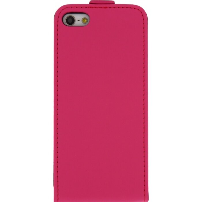 Mobilize Mobilize Ultra Slim Flip Case voor Apple iPhone 5/5S/SE - Fuchsia