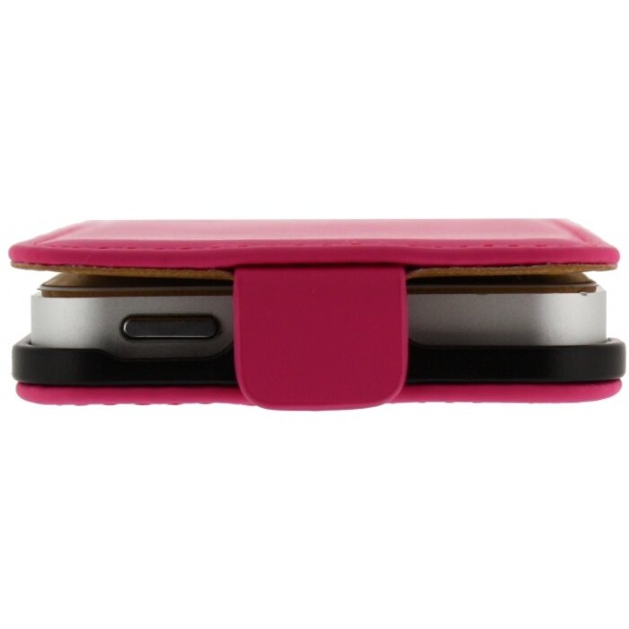 Mobilize Mobilize Ultra Slim Flip Case voor Apple iPhone 5/5S/SE - Fuchsia