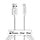 Mobilize USB naar Apple MFi Lightning Kabel - 1m - 12W - Wit