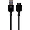 Mobilize Mobilize USB naar Micro USB 3.0 Kabel - 1m - Zwart