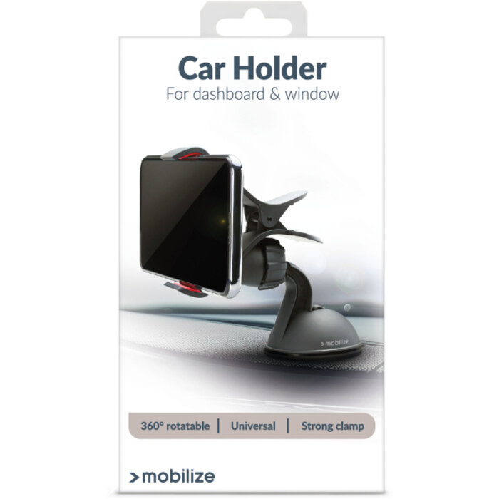 Mobilize Mobilize Universele Autohouder voor Raam en Dashboard - Zwart