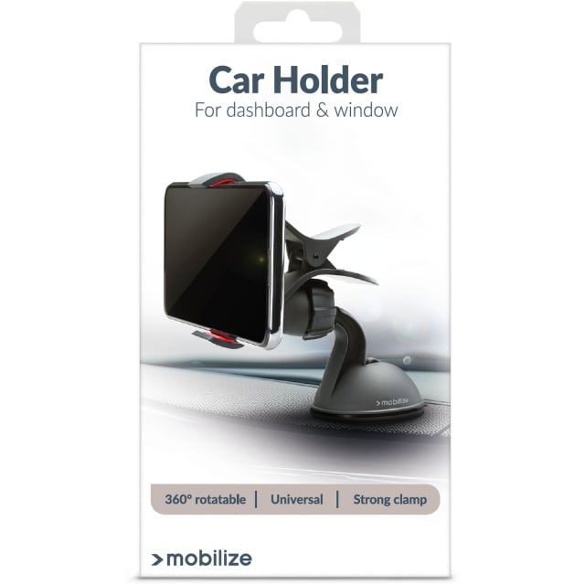 Mobilize Mobilize Universele Autohouder voor Raam en Dashboard - Zwart