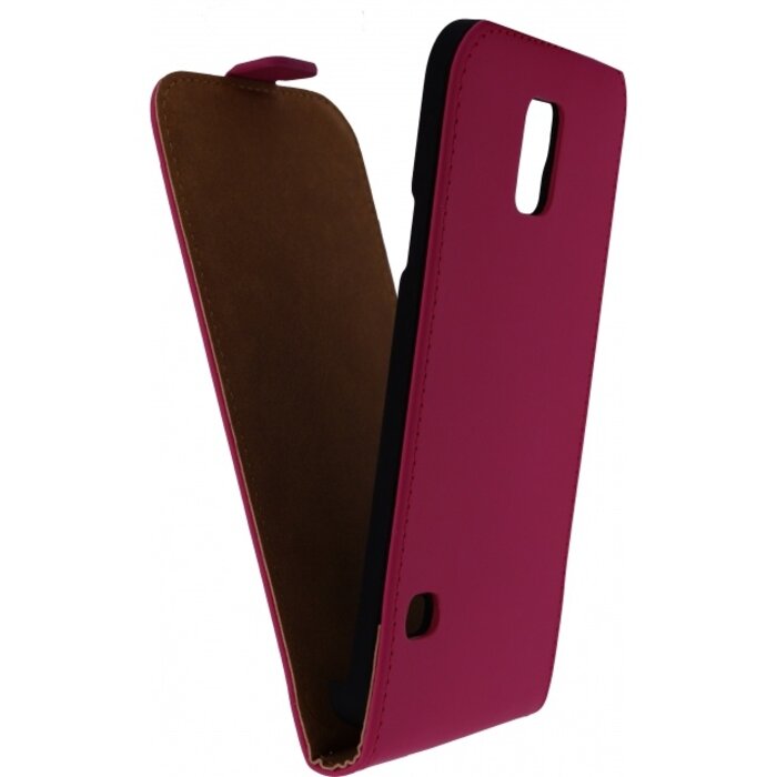 Mobilize Mobilize Ultra Slim Flip Case voor Samsung Galaxy S5 / S5 Neo - Fuchsia