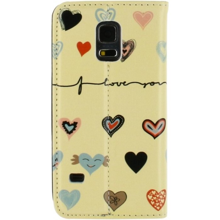 Mobilize Mobilize Premium Magnet Book Case Samsung Galaxy S5 Mini - I Love You