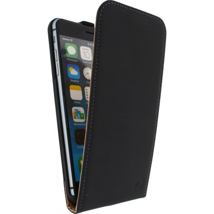 Mobilize Mobilize Ultra Slim Flip Case voor Apple iPhone 6 Plus / 6S Plus - Zwart