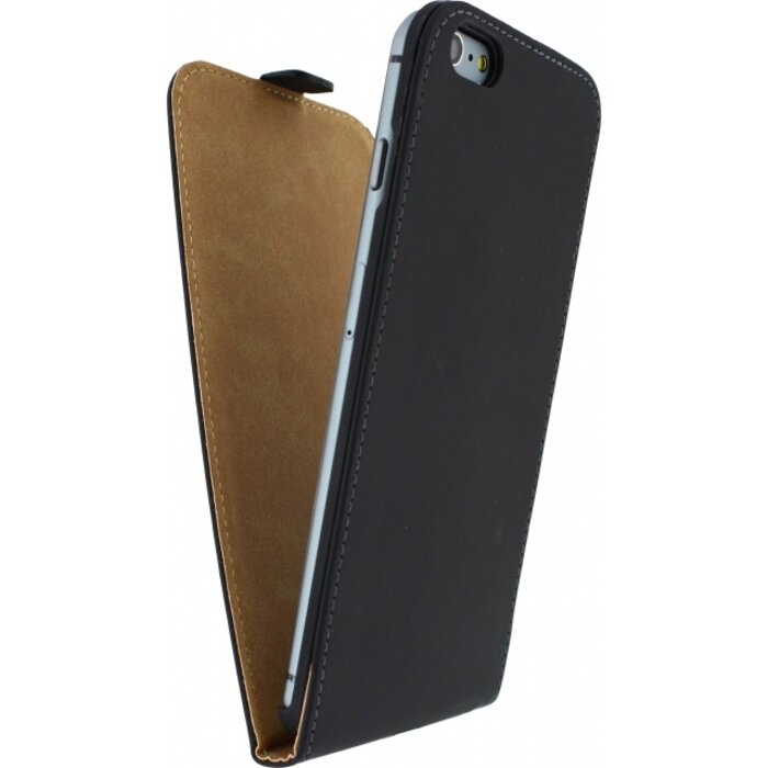Mobilize Mobilize Ultra Slim Flip Case voor Apple iPhone 6 Plus / 6S Plus - Zwart