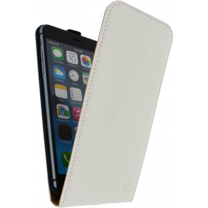 Mobilize Mobilize Ultra Slim Flip Case voor Apple iPhone 6 Plus / 6S Plus - Wit