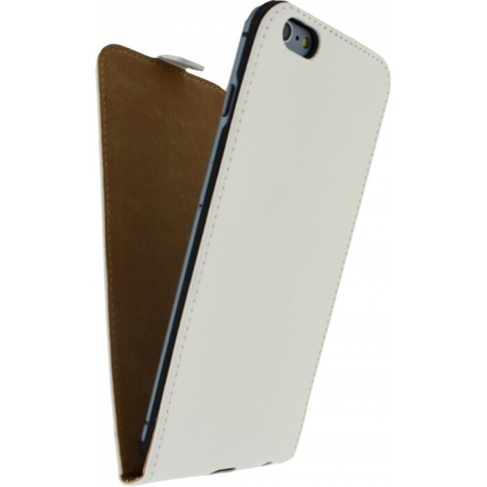 Mobilize Mobilize Ultra Slim Flip Case voor Apple iPhone 6 Plus / 6S Plus - Wit
