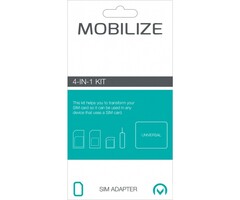 Mobilize Mobilize 4-in-1 Simkaart Adapter Kit inclusief Simnaald