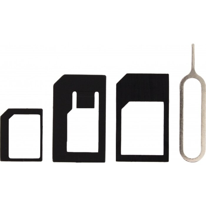 Mobilize Mobilize 4-in-1 Simkaart Adapter Kit met Simnaald