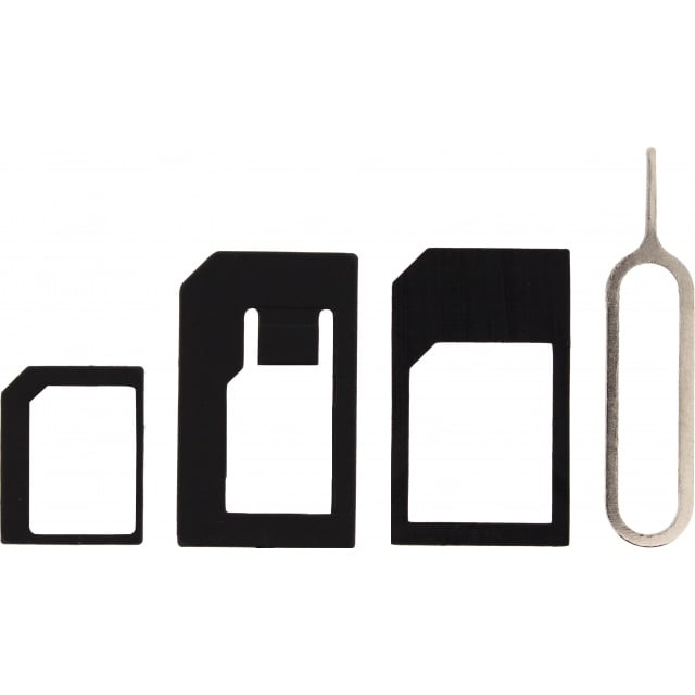 Mobilize Mobilize 4-in-1 Simkaart Adapter Kit met Simnaald