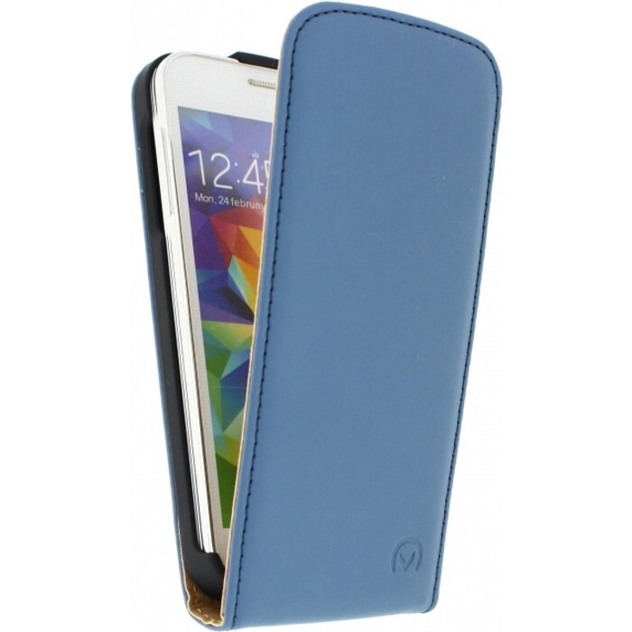 Mobilize Mobilize Ultra Slim Flip Case voor Samsung Galaxy S5 Mini - Donkerblauw