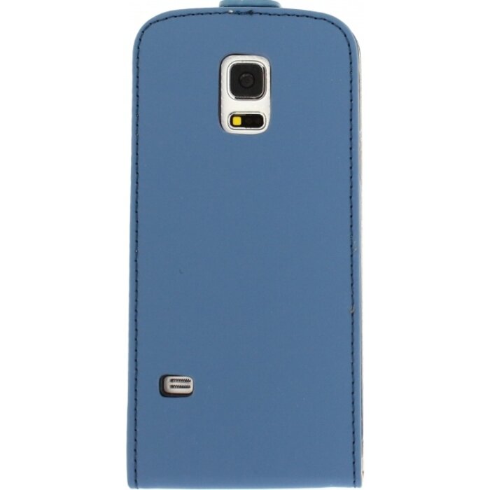 Mobilize Mobilize Ultra Slim Flip Case voor Samsung Galaxy S5 Mini - Donkerblauw