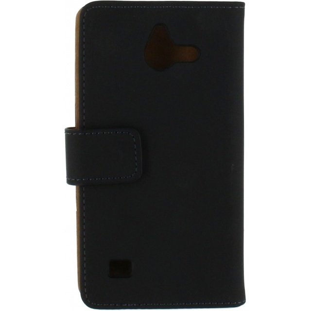Mobilize Mobilize Slim Wallet Book Case voor Huawei Ascend Y550 - Zwart