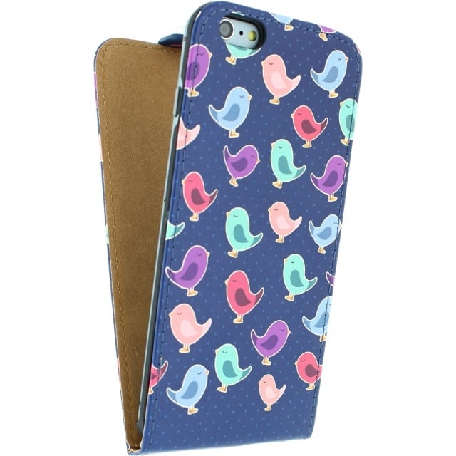 Mobilize Mobilize Ultra Slim Flip Case voor Apple iPhone 6 Plus / 6S Plus - Birdy