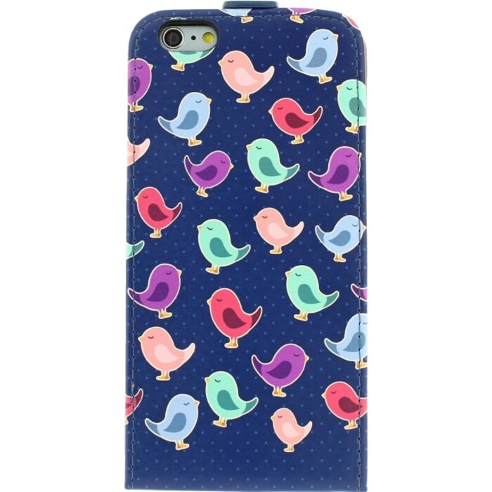 Mobilize Mobilize Ultra Slim Flip Case voor Apple iPhone 6 Plus / 6S Plus - Birdy