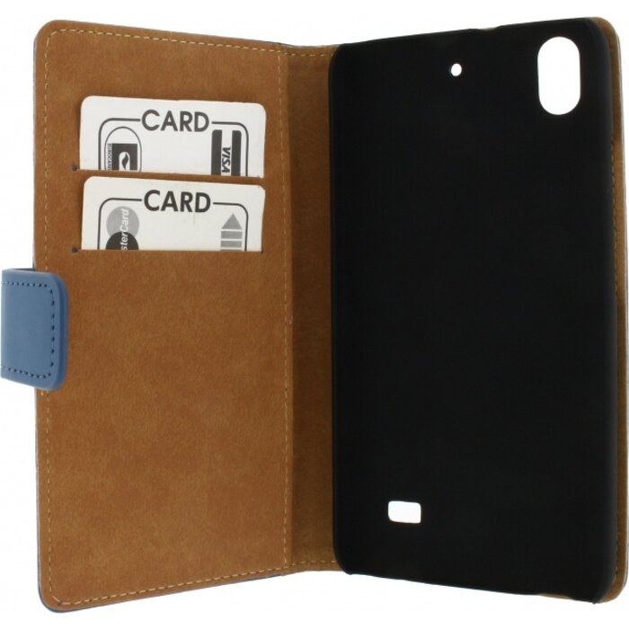 Mobilize Mobilize Slim Wallet Book Case Huawei Ascend G620s Blue