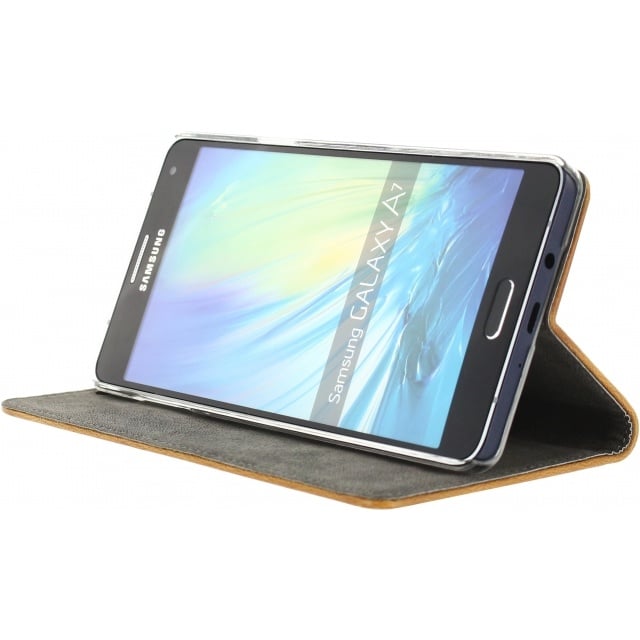 Mobilize Mobilize Premium Magnet Book Case Samsung Galaxy A7 - Bruin