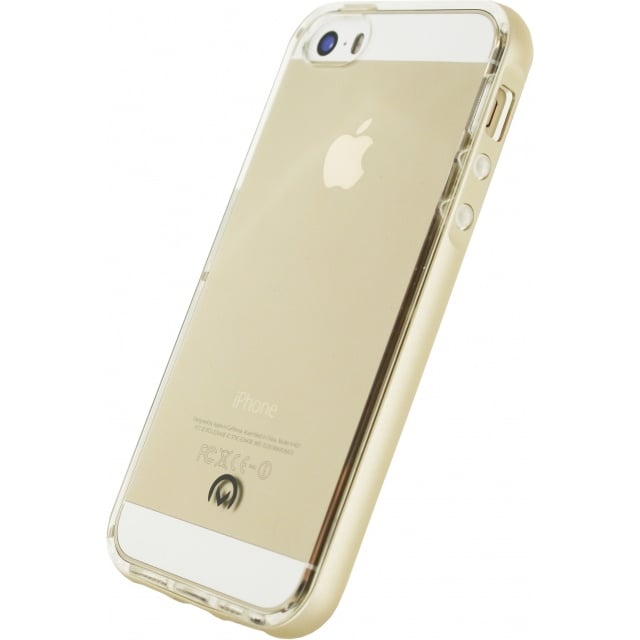 Mobilize Mobilize Gelly+ Case voor Apple iPhone 5/5S/SE - Clear/Champagne