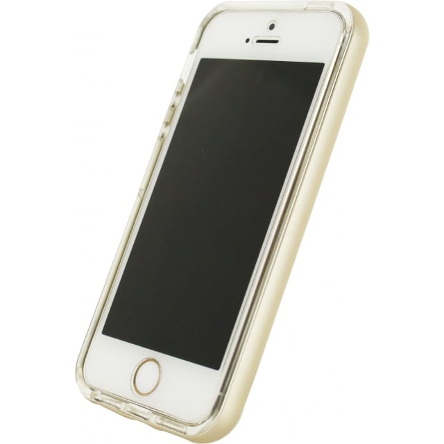 Mobilize Mobilize Gelly+ Case voor Apple iPhone 5/5S/SE - Clear/Champagne