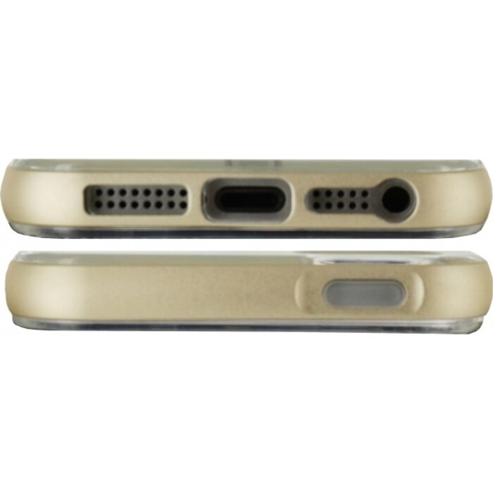 Mobilize Mobilize Gelly+ Case voor Apple iPhone 5/5S/SE - Clear/Champagne