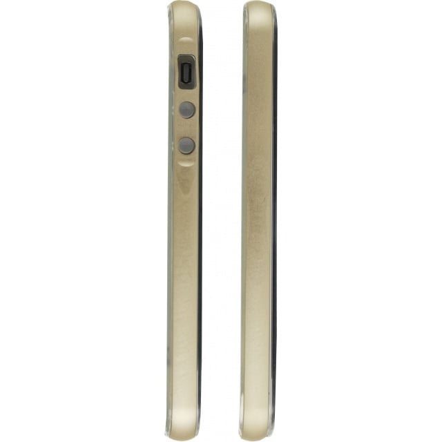 Mobilize Mobilize Gelly+ Case voor Apple iPhone 5/5S/SE - Clear/Champagne