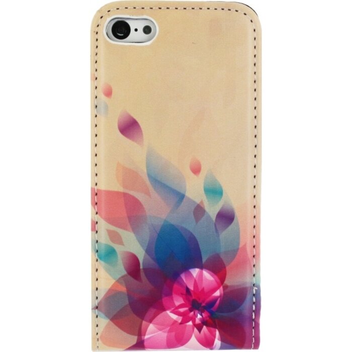 Mobilize Mobilize Premium Magnet Flip Case voor Apple iPhone 5C - Fire Flower