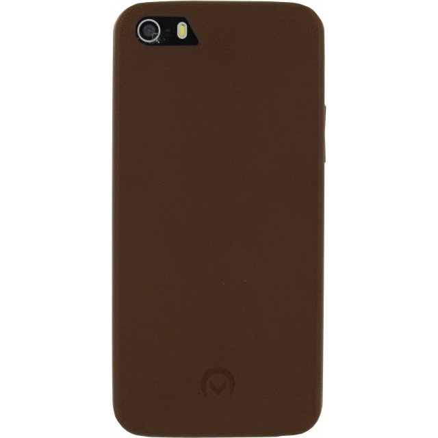 Mobilize Mobilize Slim Leather Case voor Apple iPhone 5/5S/SE (2016) - Bruin
