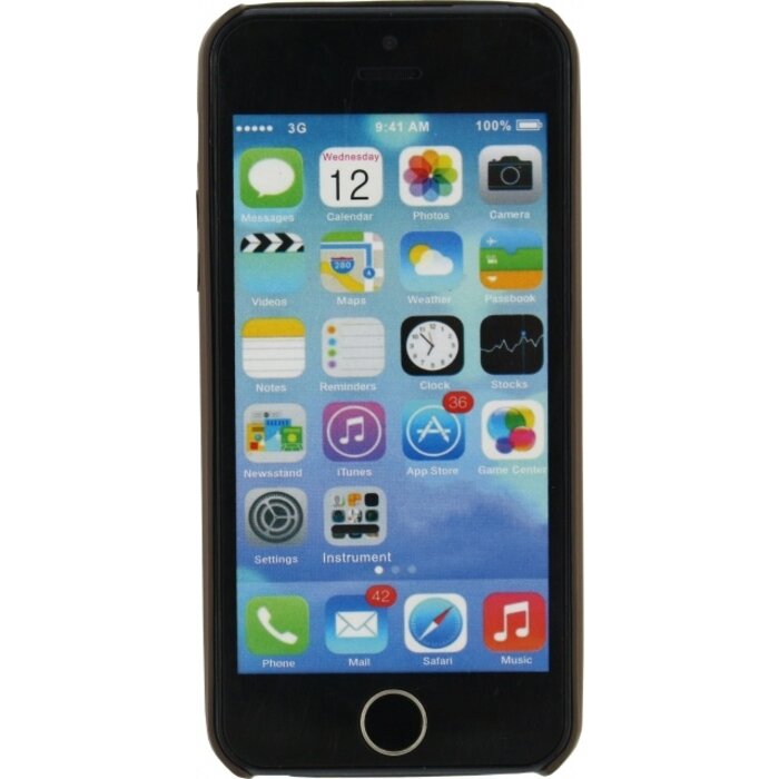 Mobilize Mobilize Slim Leather Case voor Apple iPhone 5/5S/SE (2016) - Bruin