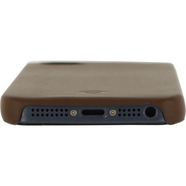 Mobilize Mobilize Slim Leather Case voor Apple iPhone 5/5S/SE (2016) - Bruin