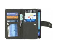 Mobilize Mobilize All-In-One Wallet Book Case Samsung Galaxy S6 - Zwart