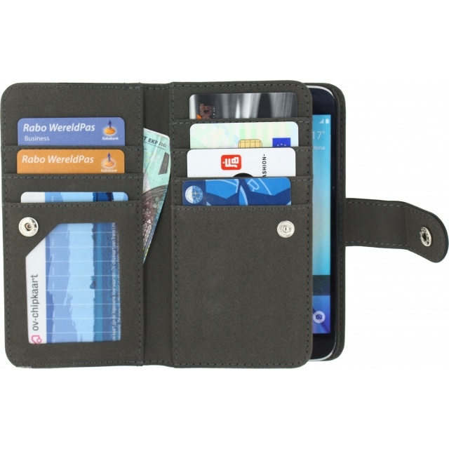 Mobilize Mobilize All-In-One Wallet Book Case Samsung Galaxy S6 - Zwart