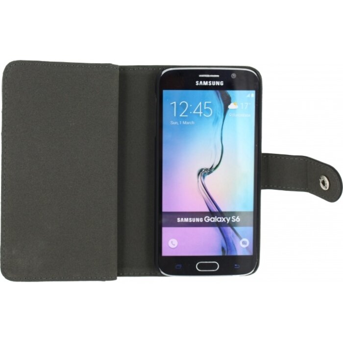 Mobilize Mobilize All-In-One Wallet Book Case Samsung Galaxy S6 - Zwart