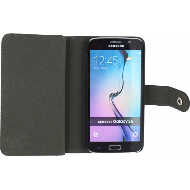 Mobilize Mobilize All-In-One Wallet Book Case Samsung Galaxy S6 - Zwart