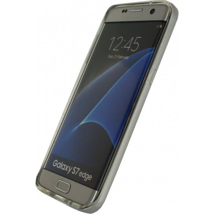 Mobilize Mobilize Gelly+ Case voor Samsung Galaxy S7 Edge - Clear/Silver