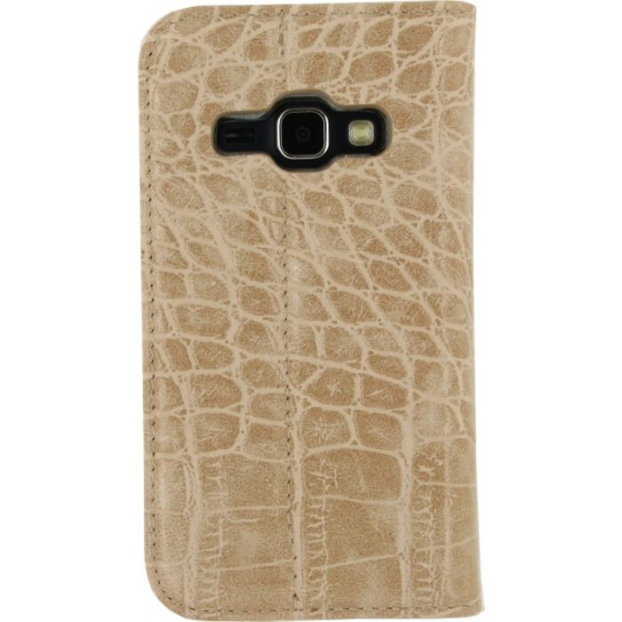Mobilize Mobilize Premium Book Case Samsung Galaxy J1 (2016) - Peanut Brown