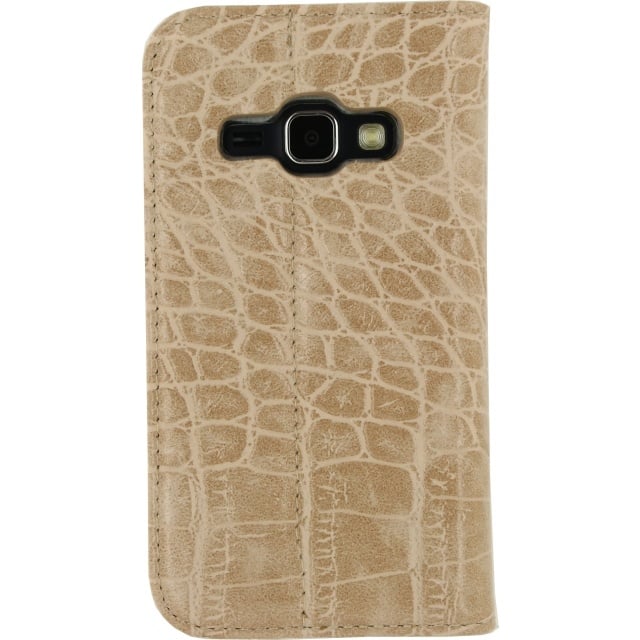 Mobilize Mobilize Premium Book Case Samsung Galaxy J1 (2016) - Peanut Brown