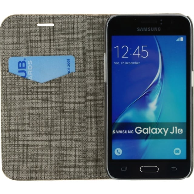 Mobilize Mobilize Premium Book Case Samsung Galaxy J1 (2016) - Peanut Brown