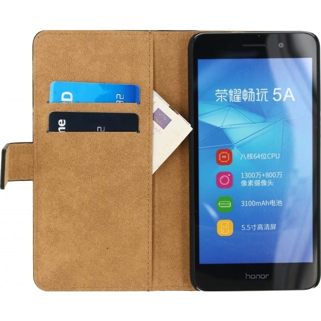 Mobilize Mobilize Classic Wallet Book Case Huawei Y6 II - Zwart