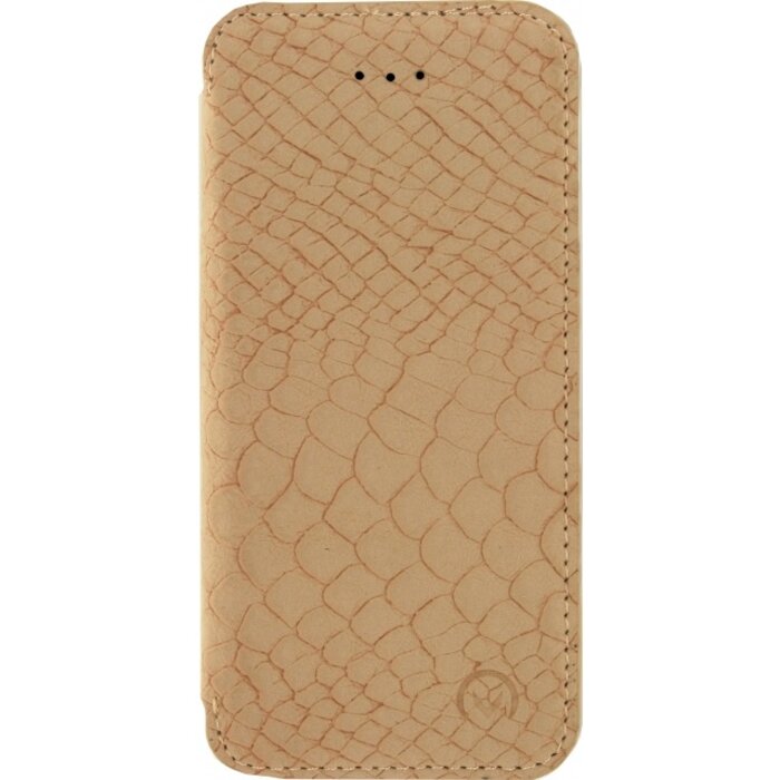 Mobilize Mobilize Slim Gelly Booklet iPhone 5/5S/SE - Soft Snake Creamy Rose