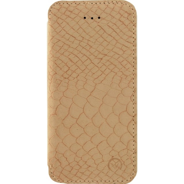 Mobilize Mobilize Slim Gelly Booklet iPhone 5/5S/SE - Soft Snake Creamy Rose