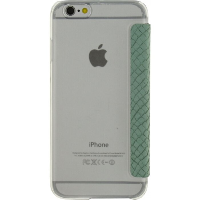 Mobilize Mobilize Slim Gelly Booklet iPhone 6/6S Hoesje - Soft Snake Wild Moss