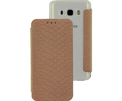 Mobilize Mobilize Slim Gelly Booklet Samsung Galaxy J5 2016 - Soft Snake Creamy Rose