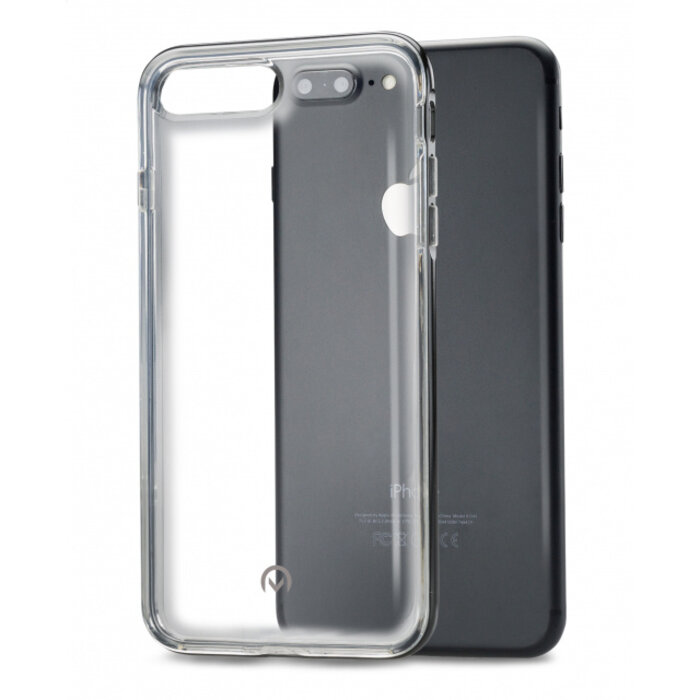 Mobilize Mobilize Gelly+ Case voor Apple iPhone 7 Plus / 8 Plus - Clear/Jet Black