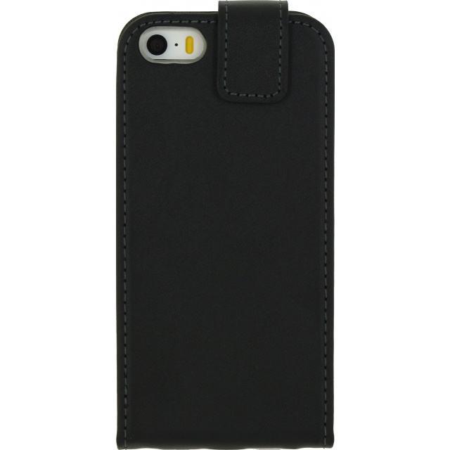 Mobilize Mobilize Classic Gelly Flip Case Apple iPhone 5/5S/SE - Zwart, foto 2 van 6