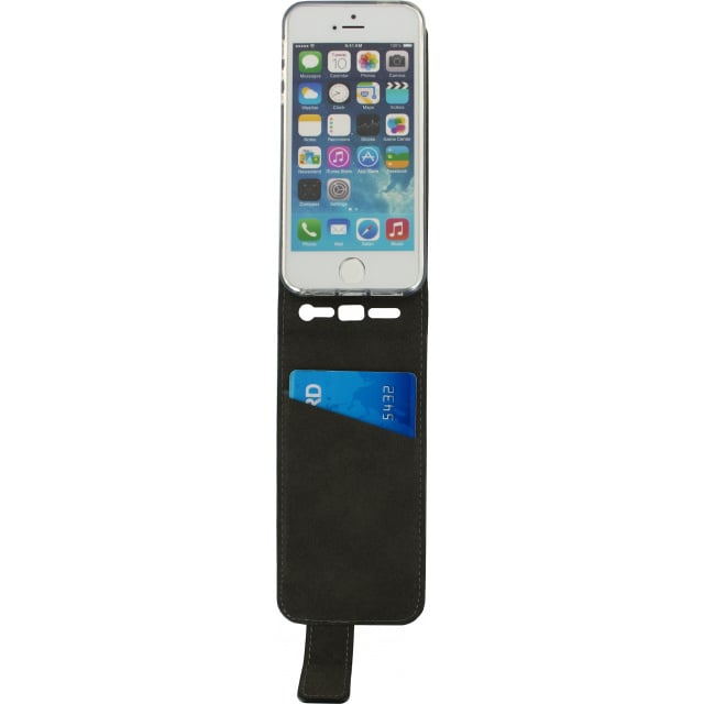 Mobilize Mobilize Classic Gelly Flip Case Apple iPhone 5/5S/SE - Zwart