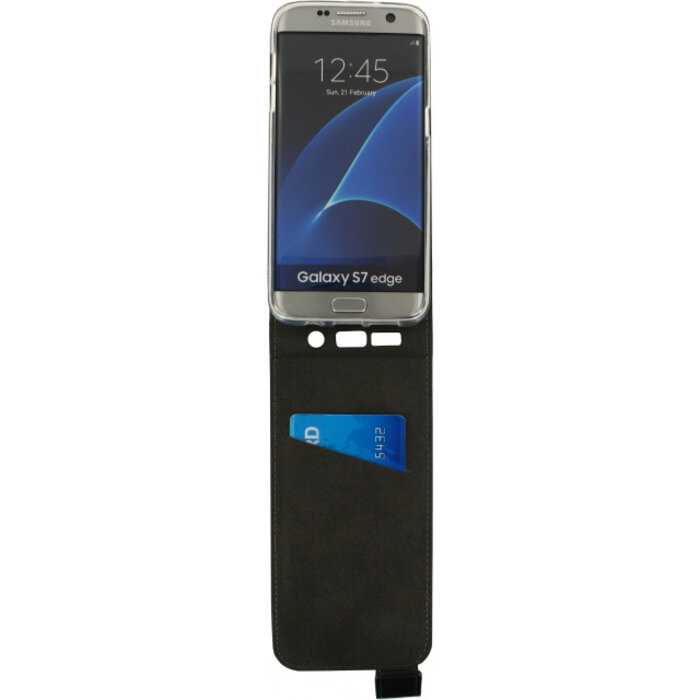 Mobilize Mobilize Classic Gelly Flip Case Samsung Galaxy S7 Edge - Zwart