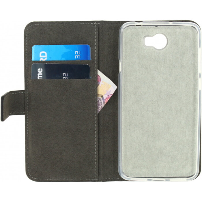 Mobilize Mobilize Classic Gelly Wallet Book Case Huawei Y5 II/Y6 II Compact - Zwart