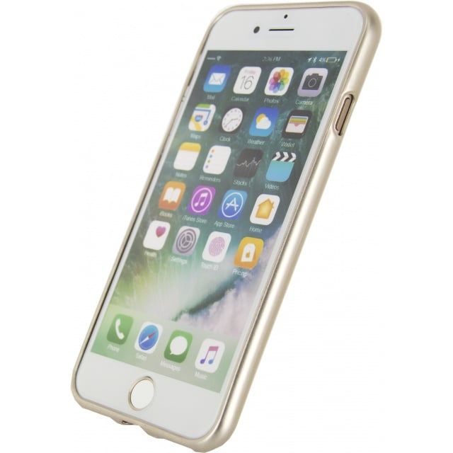 Mobilize Mobilize Metallic Gelly Case iPhone 7/8/SE (2020/2022) - Champagne Gold