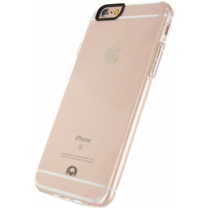 Mobilize Mobilize Deluxe Gelly Case voor Apple iPhone 6/6S - Clear/Rose Gold